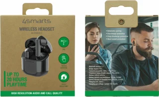 4smarts SkyBuds 2 TWS Bluetooth Oordopjes Zwart