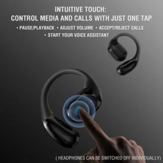 4smarts SkyBuds 5.4 Draadloze Bluetooth Oordopjes Zwart