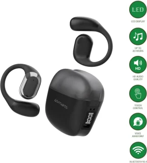 4smarts SkyBuds 5.4 Draadloze Bluetooth Oordopjes Zwart
