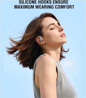 4smarts SkyBuds AI Open-Ear Bluetooth Headset Beige