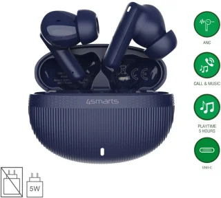 4smarts SkyBuds Pro Draadloze oordopjes Blauw