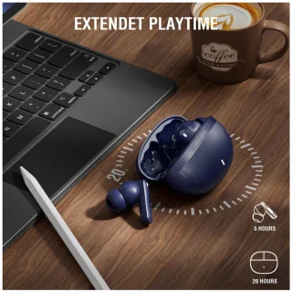 4smarts SkyBuds Pro Draadloze oordopjes Blauw