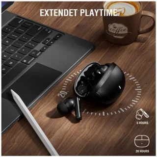 4smarts SkyBuds Pro Draadloze oordopjes Zwart