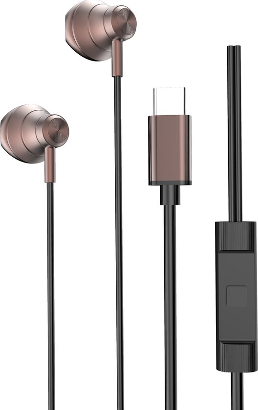 711 Bedrade USB-C Oordopjes Zwart