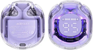 Acefast T8 TWS Bluetooth hoofdtelefoon paars