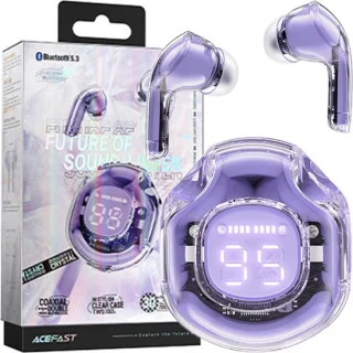Acefast T8 TWS Bluetooth hoofdtelefoon paars