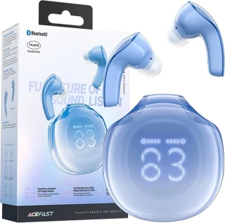 Acefast T9 Bluetooth 5.3 Draadloze In-Ear Hoofdtelefoon Blauw
