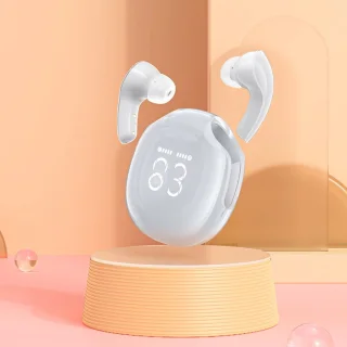 Acefast T9 Bluetooth 5.3 draadloze in-ear hoofdtelefoon wit