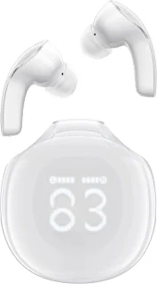 Acefast T9 Bluetooth 5.3 draadloze in-ear hoofdtelefoon wit