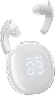 Acefast T9 Bluetooth 5.3 draadloze in-ear hoofdtelefoon wit