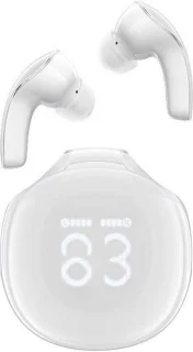 Acefast T9 Bluetooth 5.3 draadloze in-ear hoofdtelefoon wit