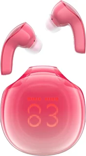 Acefast T9 Bluetooth 5.3 in-ear hoofdtelefoon rood