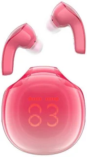Acefast T9 Bluetooth 5.3 in-ear hoofdtelefoon rood