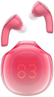 Acefast T9 Bluetooth 5.3 in-ear hoofdtelefoon rood