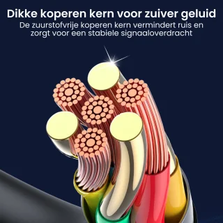 AdroitGoods 3,5mm Jack Oortelefoons