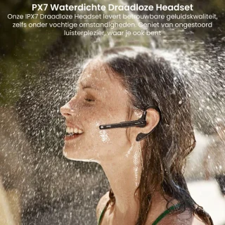 AdroitGoods Draadloze Bluetooth Hoofdtelefoon Met Oplaadcase