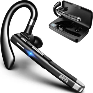 AdroitGoods Draadloze Bluetooth Hoofdtelefoon Met Oplaadcase