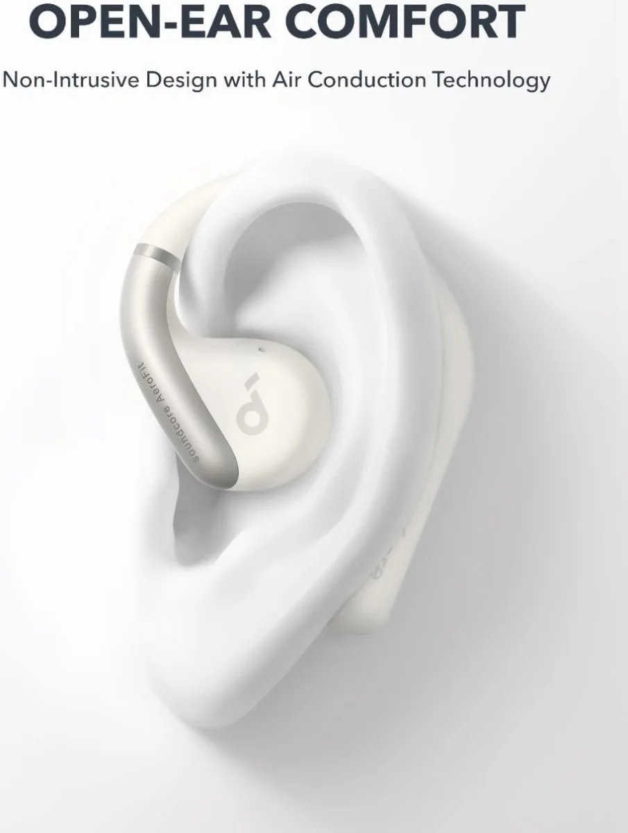 Anker SoundCore AeroFit Draadloze Oordopjes Wit