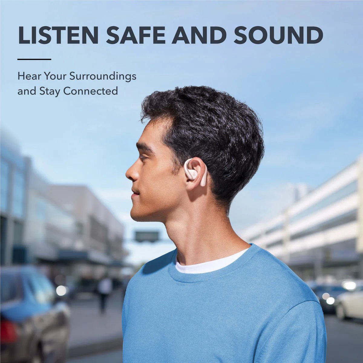 Anker SoundCore AeroFit Draadloze Oordopjes Wit