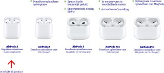 Apple AirPods 2 met Lightning oplaadcase