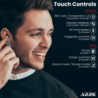 ARRK Draadloze Bluetooth Oordopjes met Oplaadcase