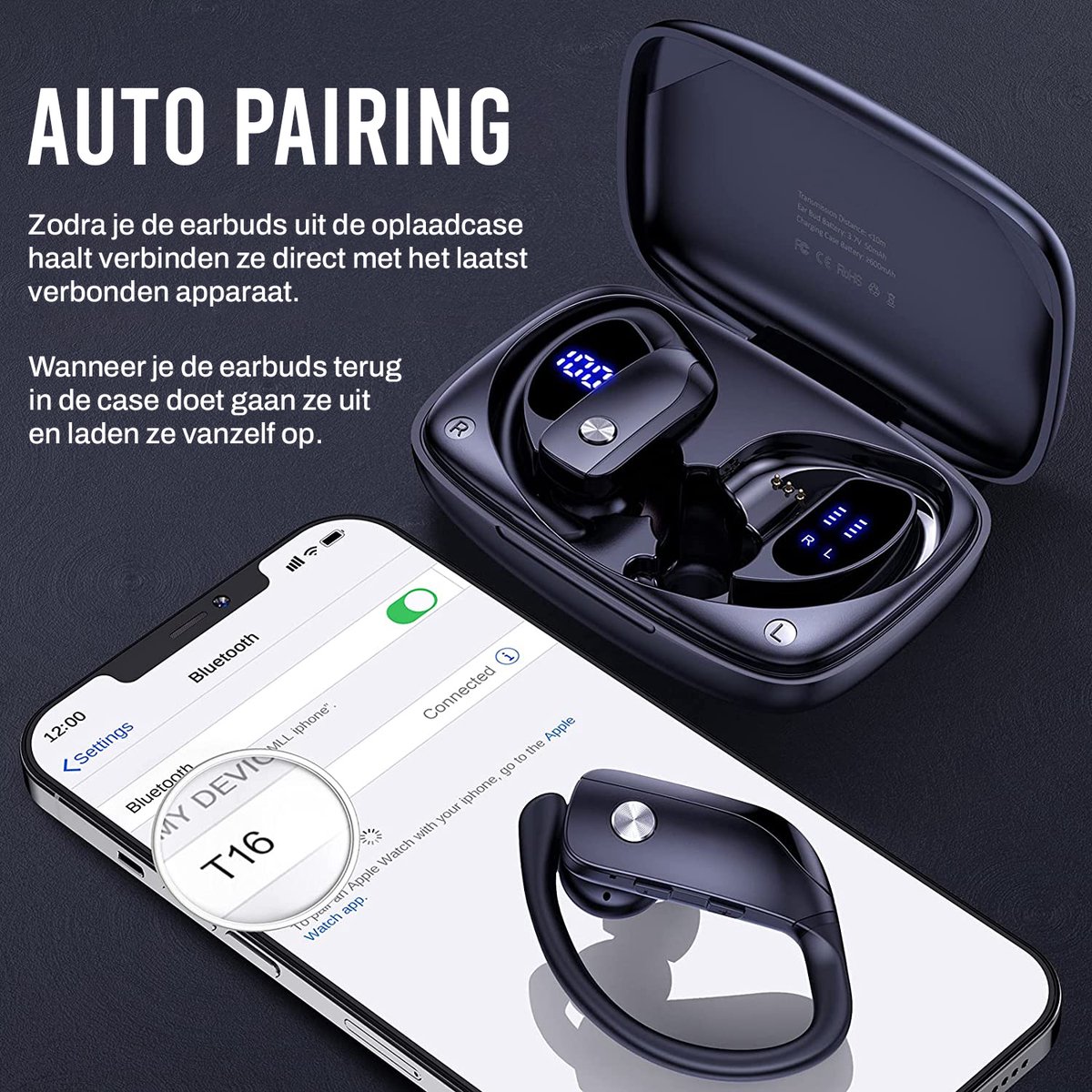 Wat vinden we goed aan de ARRK FIT Draadloze Bluetooth Oordopjes met Oplaadcase
