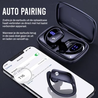 ARRK FIT Draadloze Bluetooth Oordopjes met Oplaadcase