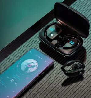 ARRK FIT Draadloze Bluetooth Oordopjes met Oplaadcase