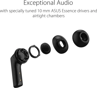 ASUS ROG Cetra True Wireless Speednova In-ear Headset Zwart