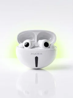 Audex G6 draadloze Bluetooth oordopjes wit