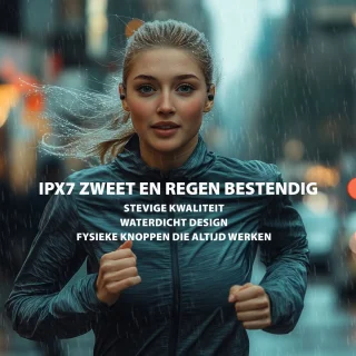 Audrax Fit Pro Draadloze Sport Oordopjes Zwart