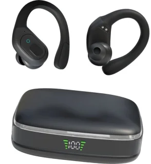 Audrax Sport Pro Draadloze Sport Oordopjes Zwart