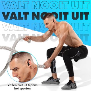 Audrax Sport Volledig Draadloze Sport Oordopjes Zwart