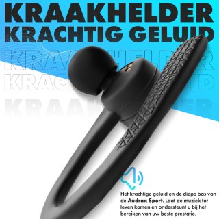 Audrax Sport Volledig Draadloze Sport Oordopjes Zwart