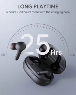 Aukey Draadloze In-ear Oordopjes Zwart