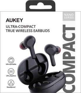 Aukey Draadloze In-ear Oordopjes Zwart