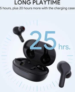Aukey Draadloze In-ear Oordopjes Zwart