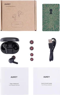Aukey Draadloze In-ear Oordopjes Zwart