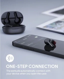 Aukey Draadloze In-ear Oordopjes Zwart