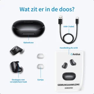 AVALUE Draadloze Bluetooth Oordopjes