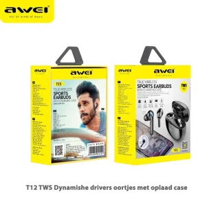 Awei Bluetooth-koptelefoon 5.3 met Oplaadetui