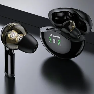 Awei Bluetooth-koptelefoon 5.3 met Oplaadetui