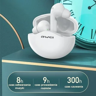 Awei Bluetooth-koptelefoon 5.3 Wit