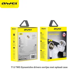 Awei Bluetooth-koptelefoon 5.3 Wit