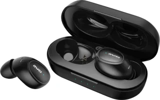 Awei Bluetooth-koptelefoon draadloos zwart
