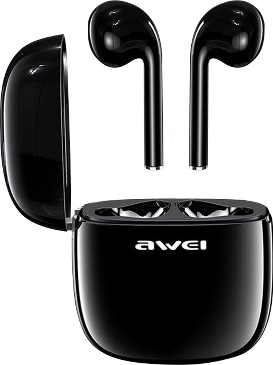 De Awei Bluetooth Koptelefoon Wit Oplaadbehuizing in één oogopslag