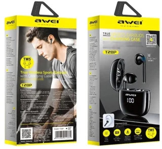 Awei Draadloze Koptelefoon Case IPX6 Wit
