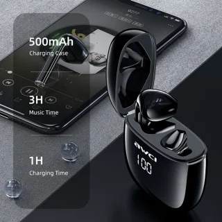 Awei Draadloze Koptelefoon Case IPX6 Wit