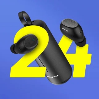 Awei Draadloze Oordopjes Ergonomisch Zwart