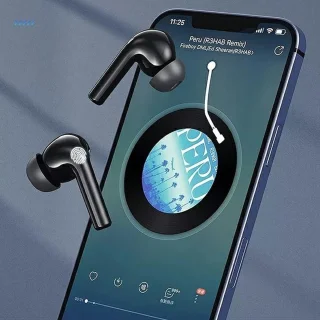 AWEI T1 Pro Bluetooth 5.3 hoofdtelefoon met dockingstation zwart